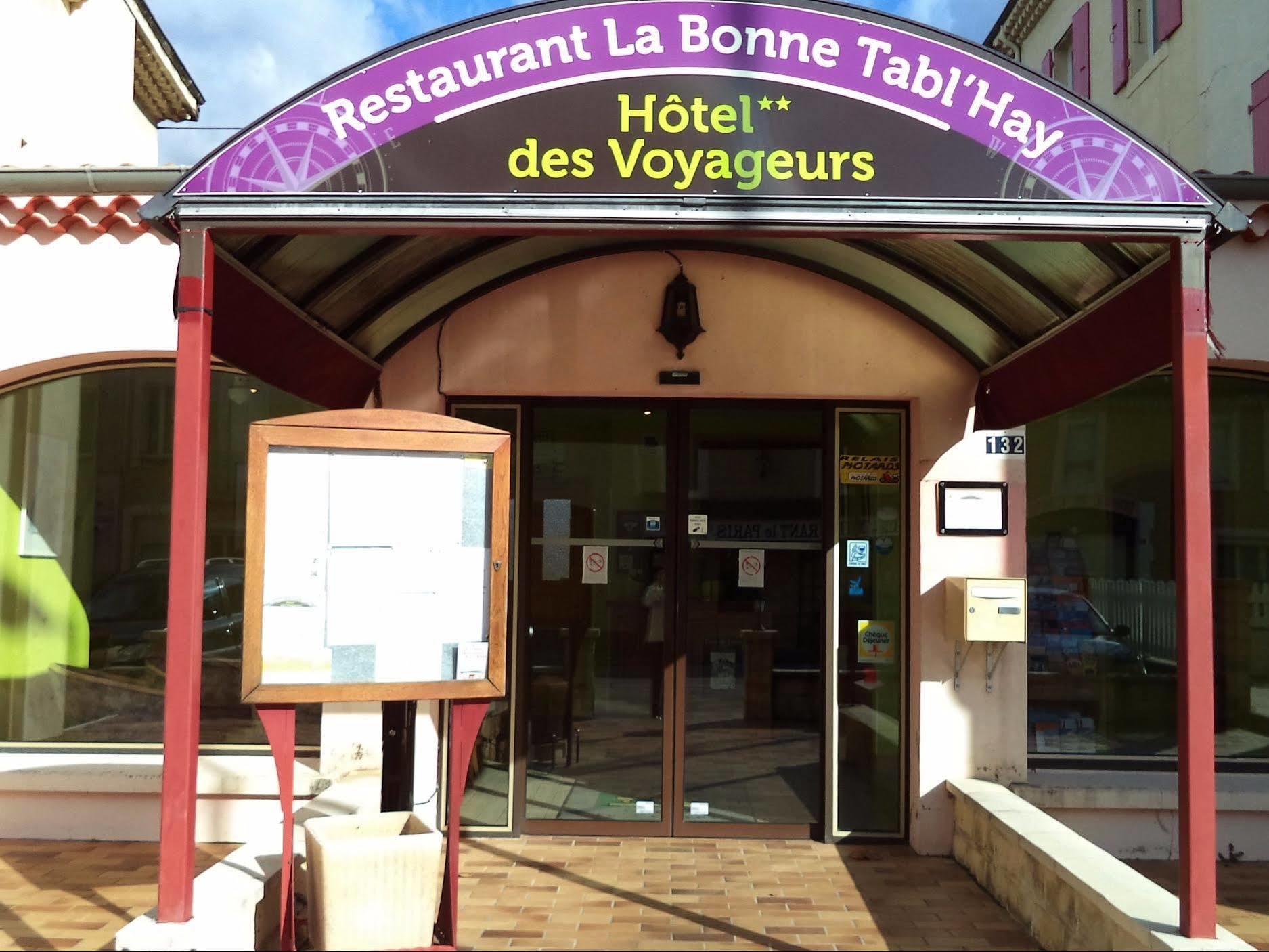 Logis Hotel Des Voyageurs Restaurant La Bonne Tabl'Hay Livron-sur-Drôme المظهر الخارجي الصورة